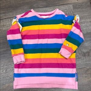 crown & ivy Multicolor Striped Kids Sweatshirt